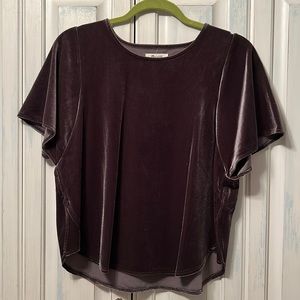 Madewell Velvet Shirt